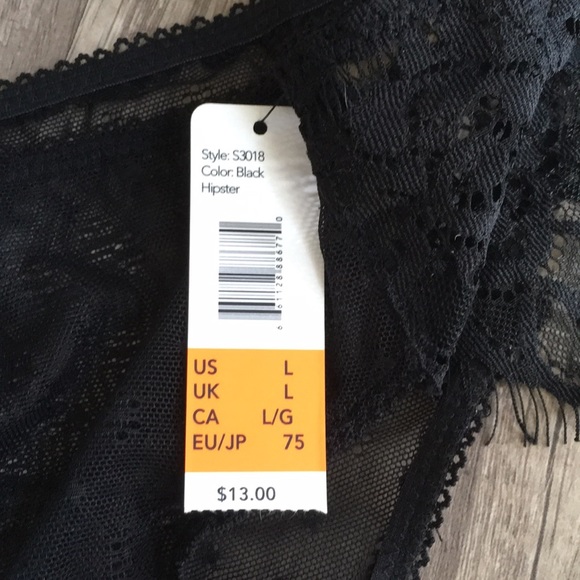 <SALE! NEW Sam Edelman Sexy Black Lace Underwear - Picture 6 of 12
